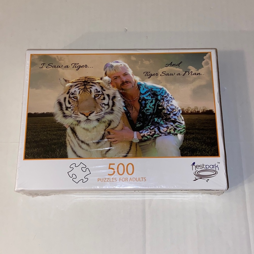 The Tiger King 500 Piece Puzzle New